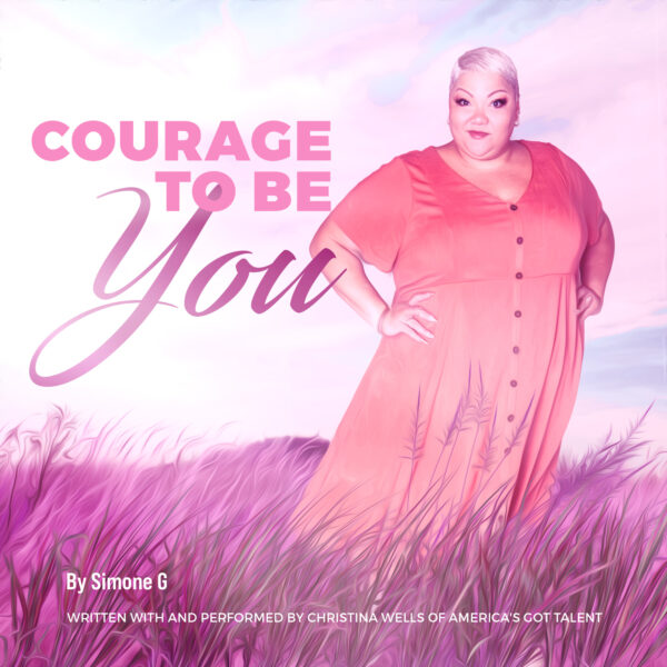 courage to be you alternate cover with performer Christina Wells